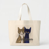 大尉及びピートのバッグ ラージトートバッグ (正面)