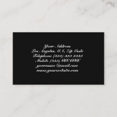 大尉名刺 名刺 (裏面)