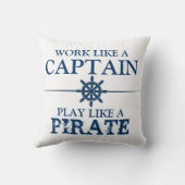 大尉、海賊のような演劇のように働かせて下さい クッション (裏面)