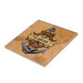 大尉Anchorおよび車輪 タイル (側面)