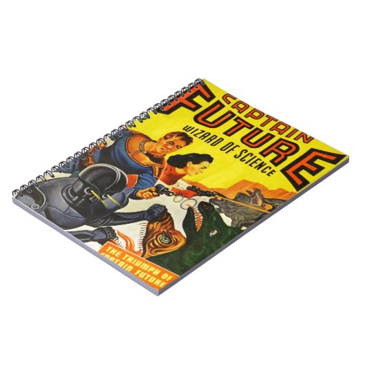 大尉Fureおよび宇宙犬 ノートブック (左側)