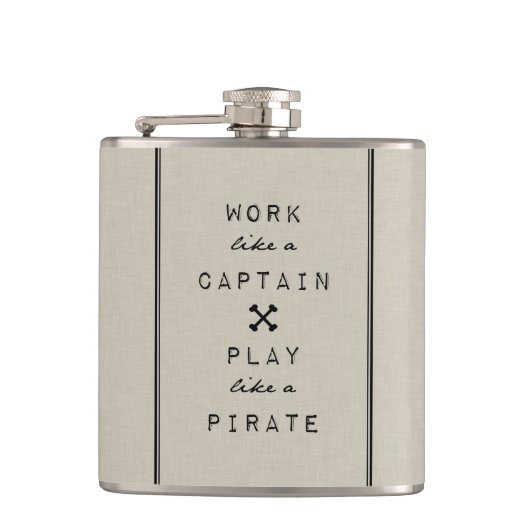 大尉Play Like Pirateのような仕事 フラスク (正面)