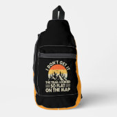 大山を征服する スリングバッグ (正面)