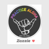 大島 – アロハつる釈迦の修行 シール (シート)