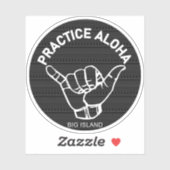 大島 – アロハトライバルシャカルーズつる練習 シール (シート)