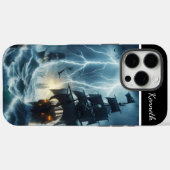 大嵐の海賊船 Case-Mate iPhoneケース (裏面 (横))