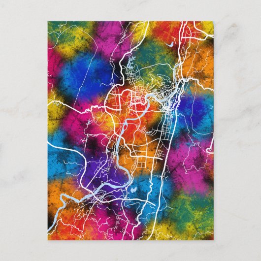 大州中国シティマップ ポストカード (正面)