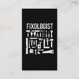 大工おもしろい木工ユーモア職人 名刺