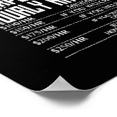 大工おもしろい木工用ギフト素晴らしパパ ポスター (角)