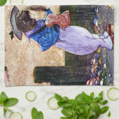 -大工およびセイウチ不思議の国のアリス キッチンタオル (折り畳み)