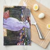 -大工およびセイウチ不思議の国のアリス キッチンタオル (四つ折り)