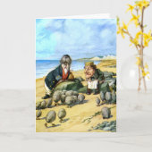 大工およびセイウチ カード (黄色い花)