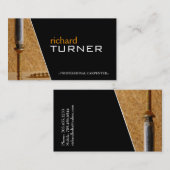 大工およびフロアーリングの名刺 名刺 (正面/裏面)