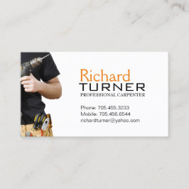 大工およびフロアーリングの名刺 名刺