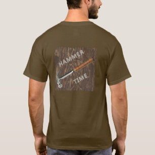 大工および建築 Tシャツ