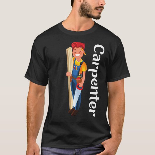 大工だ。ホームハウスビルダー1 Tシャツ (正面)