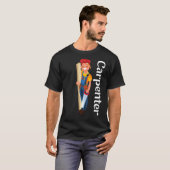 大工だ。ホームハウスビルダー1 Tシャツ (正面フル)