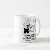 大工とジョイナのビジネス促進コーヒーマグ コーヒーマグカップ (正面右)