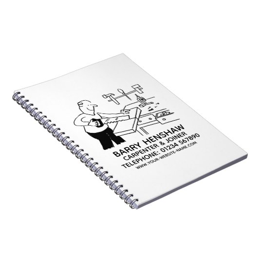 大工とジョイナのプロモーションノート ノートブック (右側)