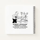 大工とジョイナ手帳 ノートブック (裏面)