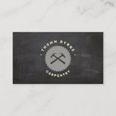 大工と手作り建築名刺 名刺 (正面)