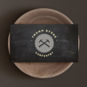 大工と手作り建築名刺 名刺