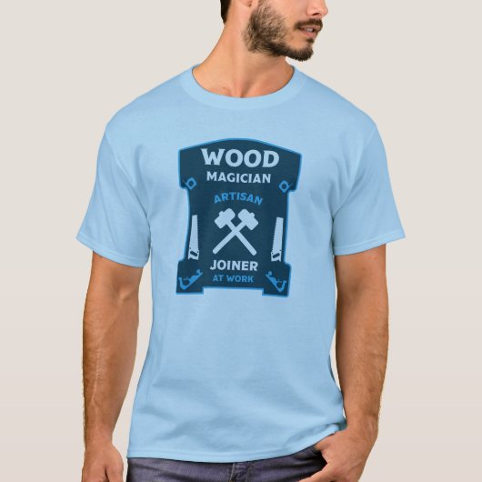 大工と指物のギフト Tシャツ (正面)