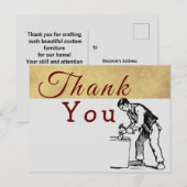 大工に感謝を伝える ポストカード (正面/裏面)