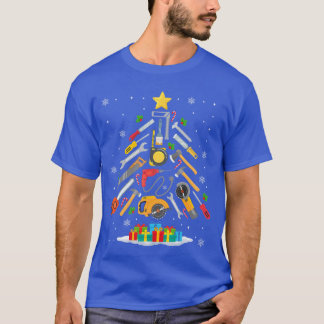 大工のクリスマスツリー パジャマ メリークリスマス 大工 Tシャツ