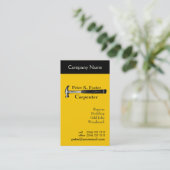 大工のハンマーの修理サービス 名刺 (スタンド正面)