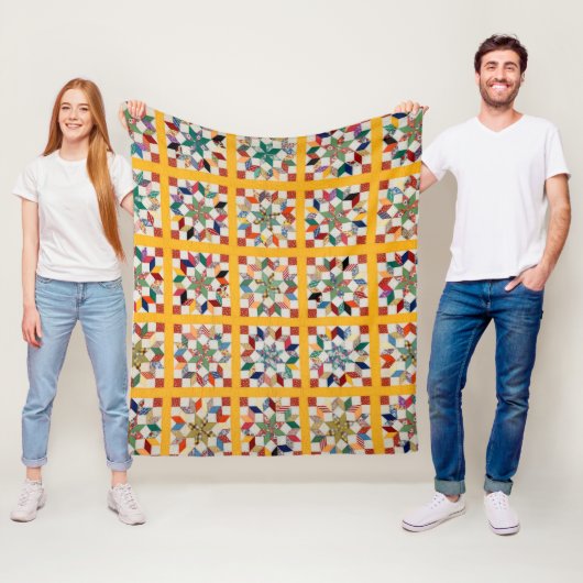 大工のホイールキルト フリースブランケット (インサイチュ)