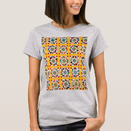 大工のホイールキルト Tシャツ