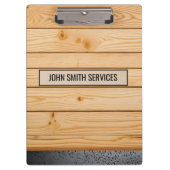大工のリニューアル・サービス・ウッド クリップボード (正面)