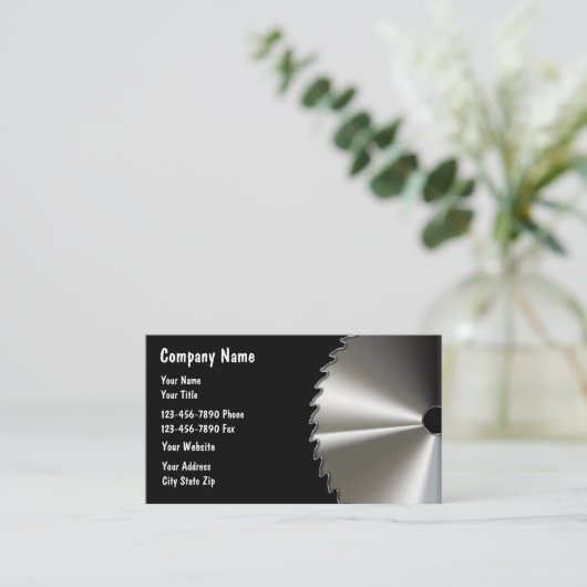 大工の名刺 名刺 (スタンド正面)