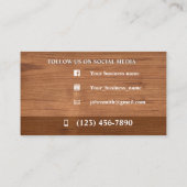 大工の名刺 名刺 (裏面)