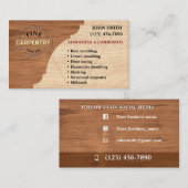 大工の名刺 名刺 (正面/裏面)