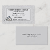 大工の名刺 名刺 (正面/裏面)