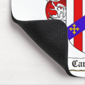 大工の家紋-大工の紋章付き外衣 マウスパッド (コーナー)