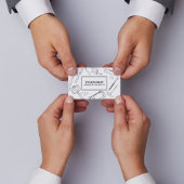 大工の工具手付サービスQRコード 名刺