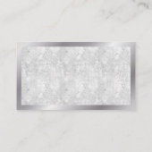 大工の工具箱 | 金属銀縁ど 名刺 (裏面)