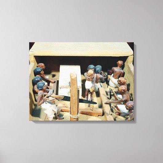 大工の工房の葬式モデル キャンバスプリント (正面)