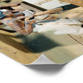 大工の工房の葬式モデル ポスター (角)