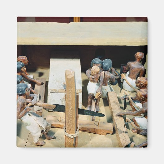 大工の工房の葬式モデル マグネット (正面)