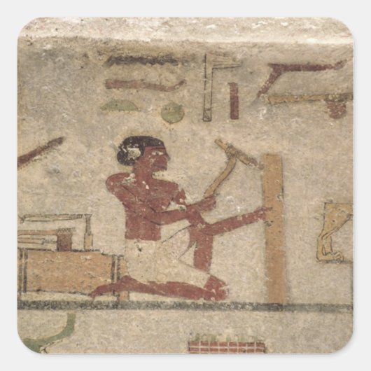 大工の工房 スクエアシール (正面)