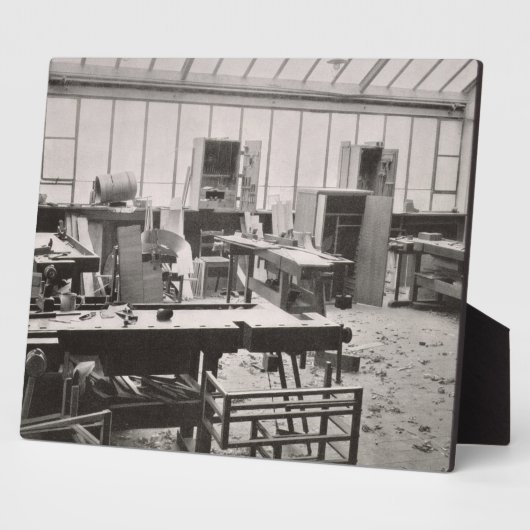 『大工の工房』 フォトプラーク (側面)