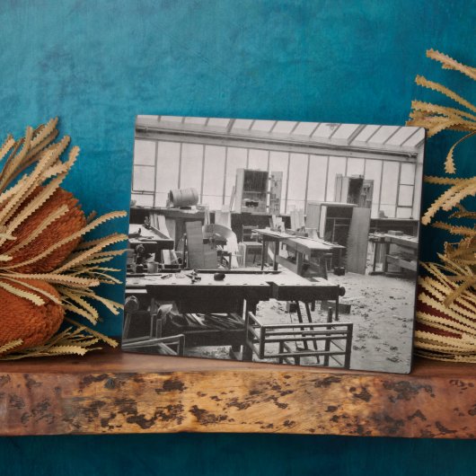 『大工の工房』 フォトプラーク (側面)