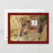 大工の店で ポストカード (正面/裏面)