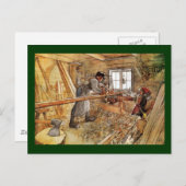 「大工の店にて」 ポストカード (正面/裏面)