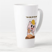 大工の引用文 カフェラテマグ (右アングル)