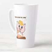 大工の引用文 カフェラテマグ (左アングル)